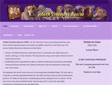 Tablet Screenshot of goldentreasuresrescue.org